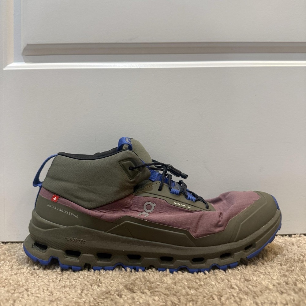 On Shoes Youth Size 5 Multicolor Waterproof Hiking Trail Sneakers Athletic